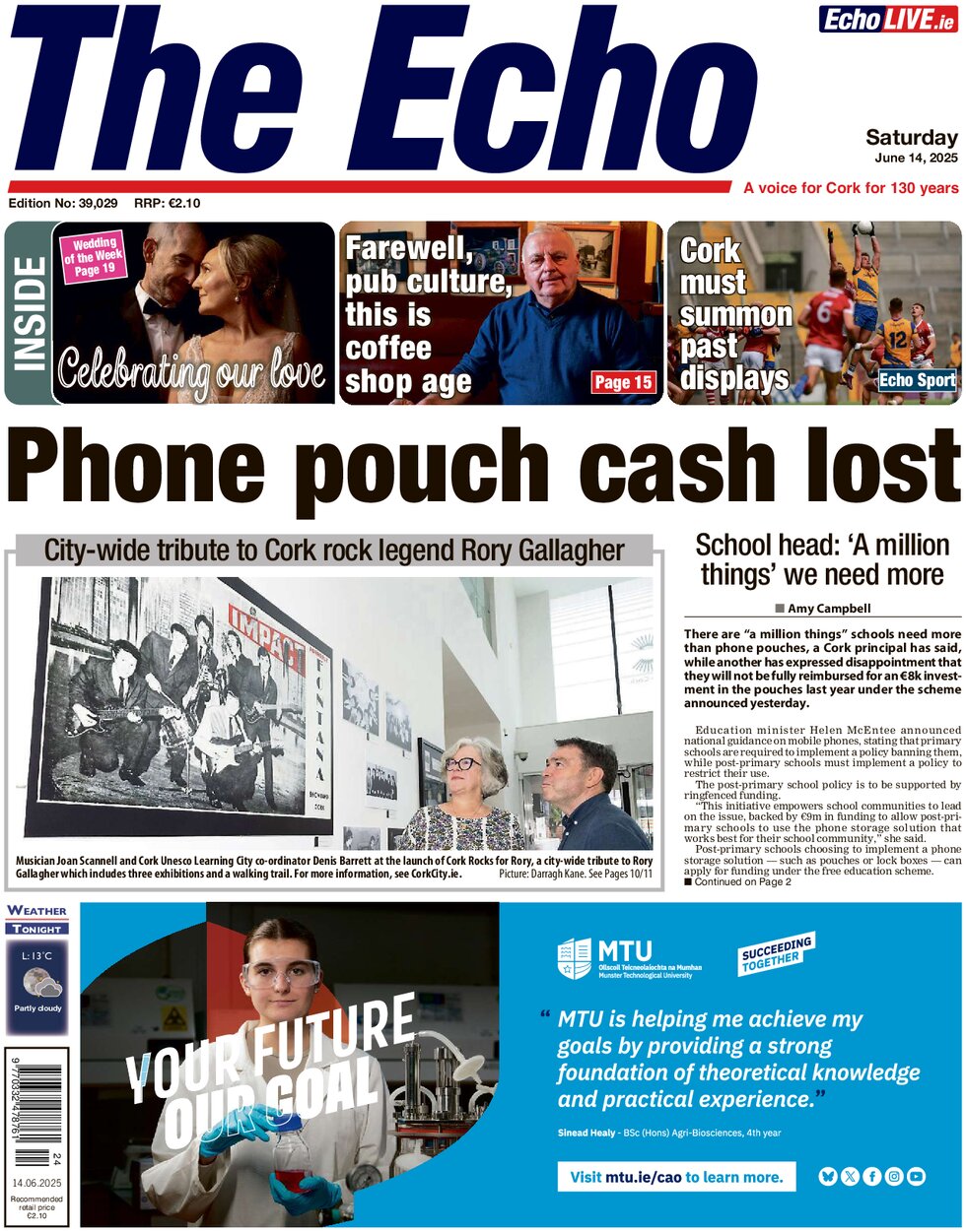 The Echo (Cork) - Front Page - 06/14/2025