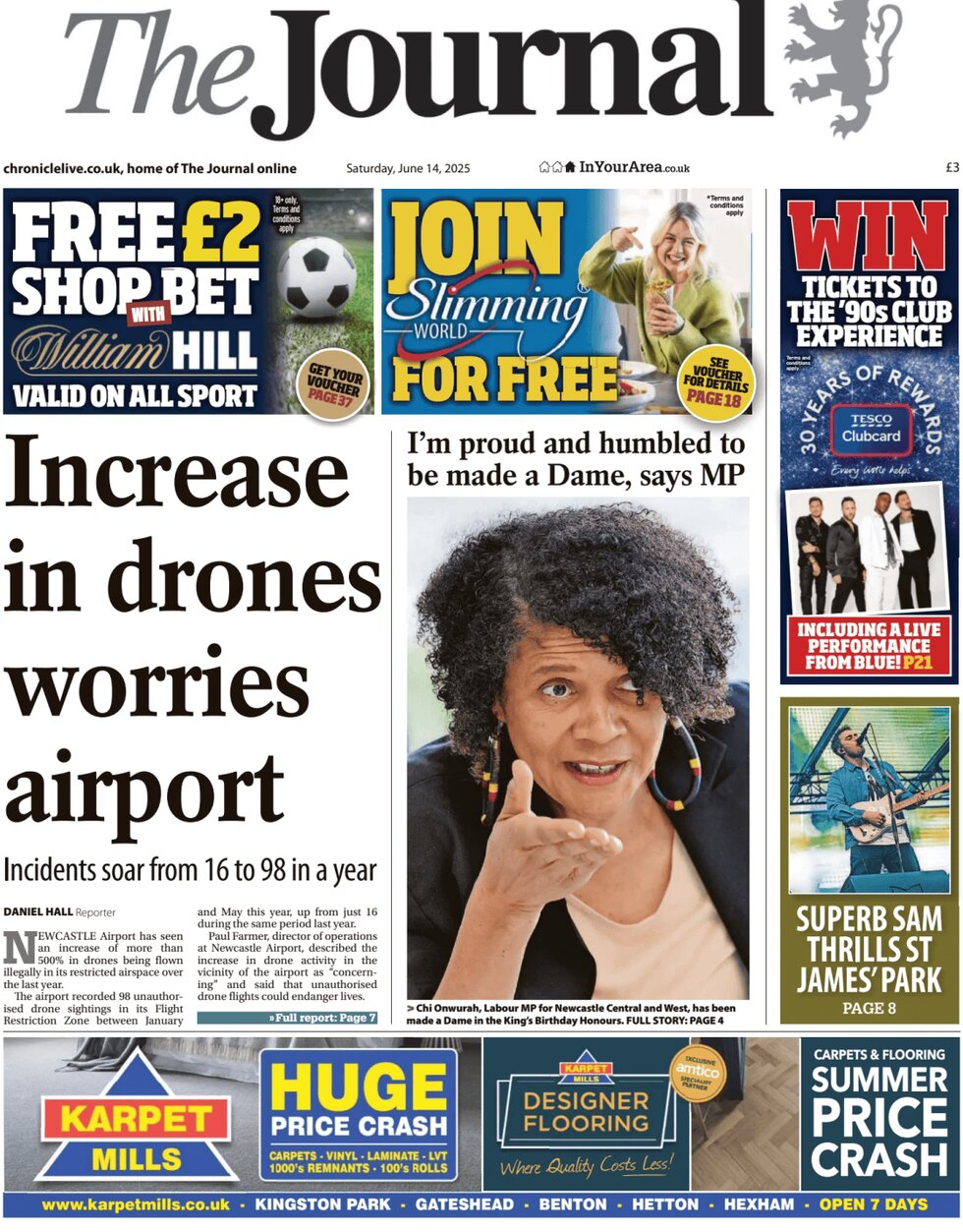 The Journal (Newcastle) - Front Page - 06/14/2025