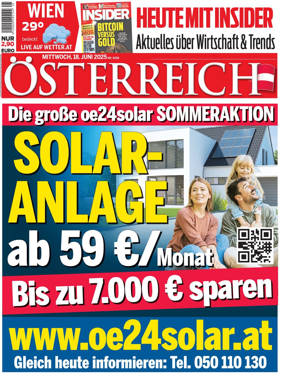 Österreich - Front Page - 06/18/2025