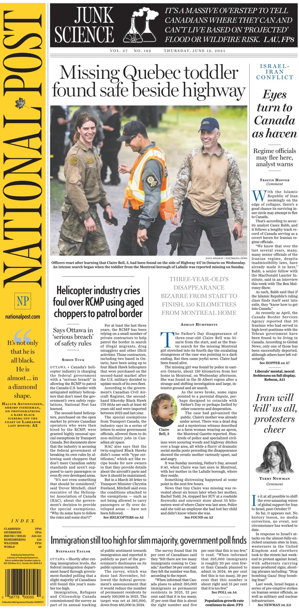National Post - Front Page - 06/19/2025