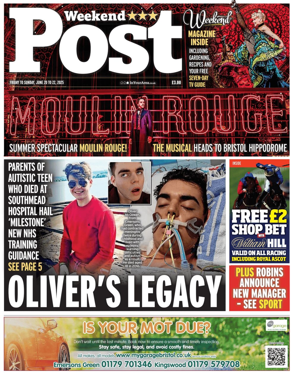 Bristol Post - Front Page - 06/22/2025