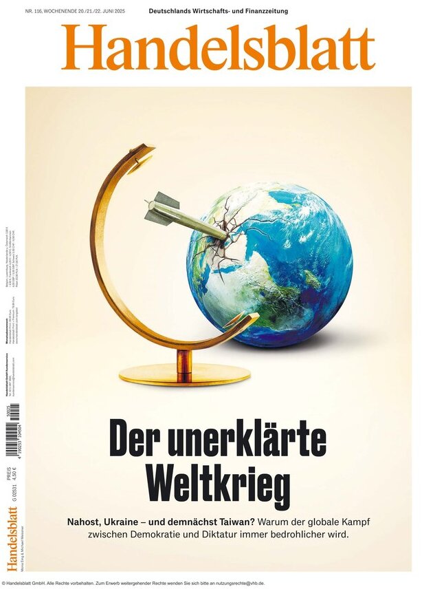 Handelsblatt - Front Page - 06/22/2025