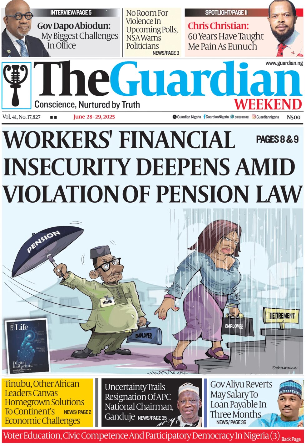 The Guardian (Nigeria) - Front Page - 06/28/2025