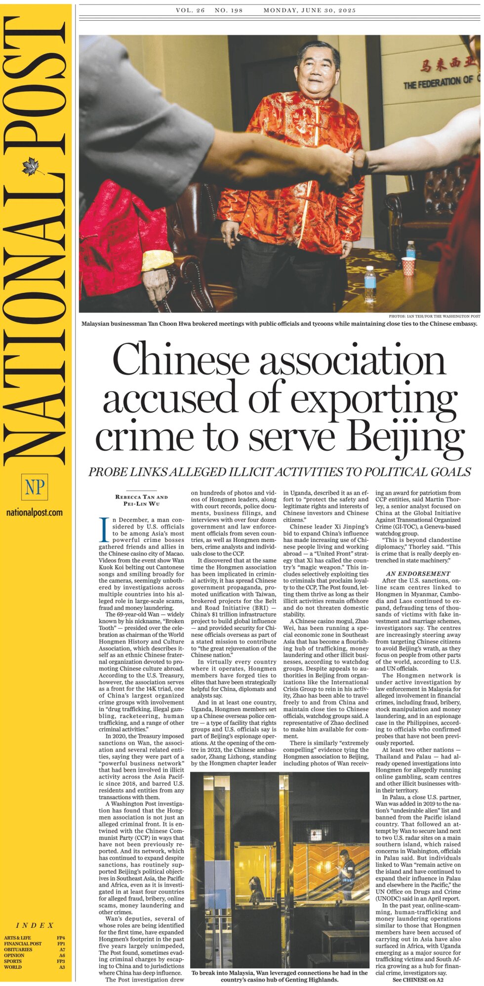 National Post (The Post) - Front Page - 06/30/2025