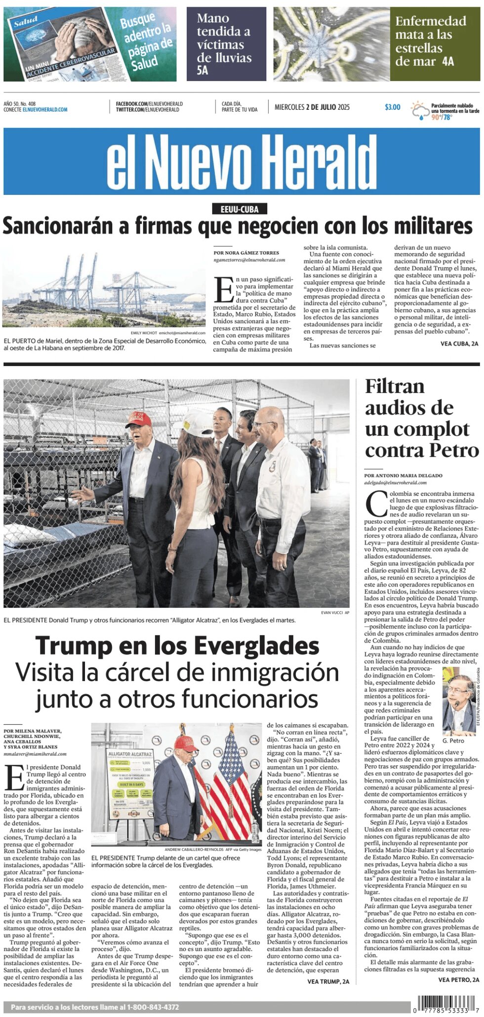 El Nuevo Herald - Cover - 07/02/2025