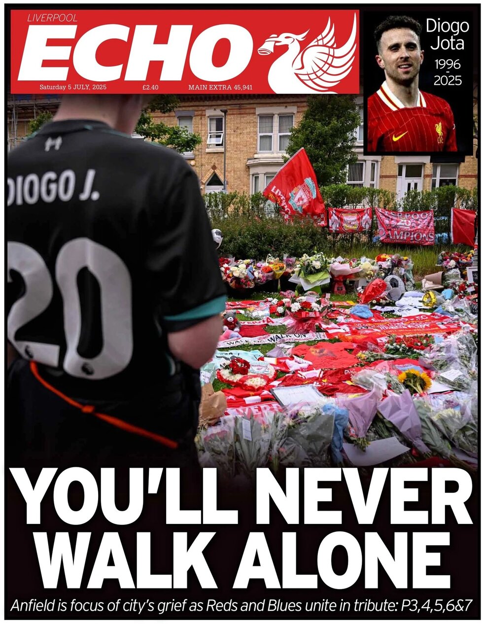 Liverpool Echo - Front Page - 07/05/2025