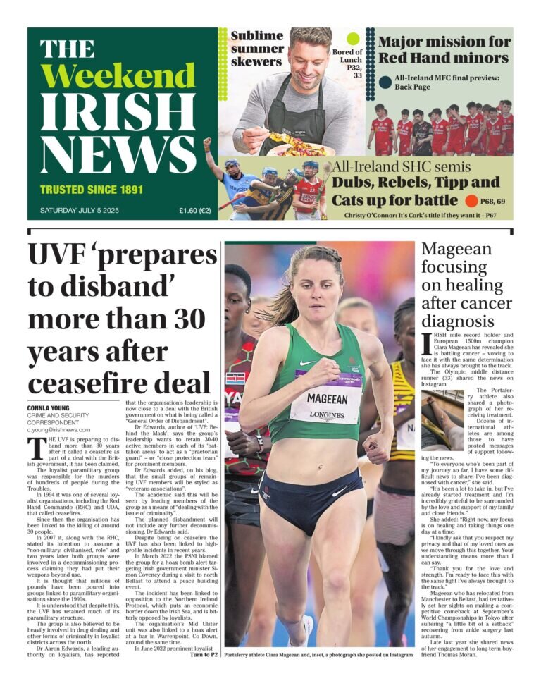 The Irish News - Front Page - 07/06/2025