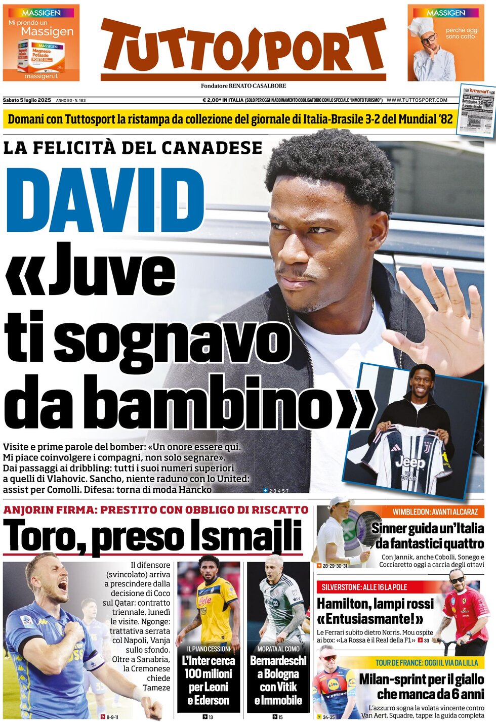 Tuttosport - Front Page - 07/05/2025