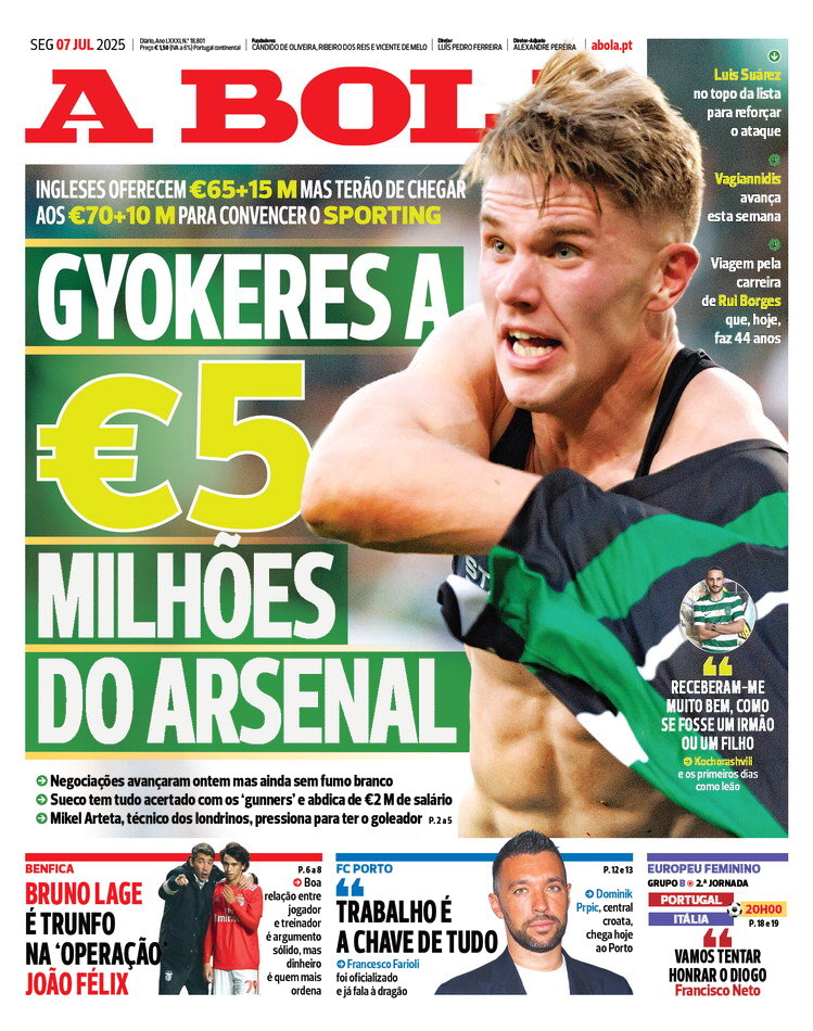🗞️ [ #FrontPage Sports ]