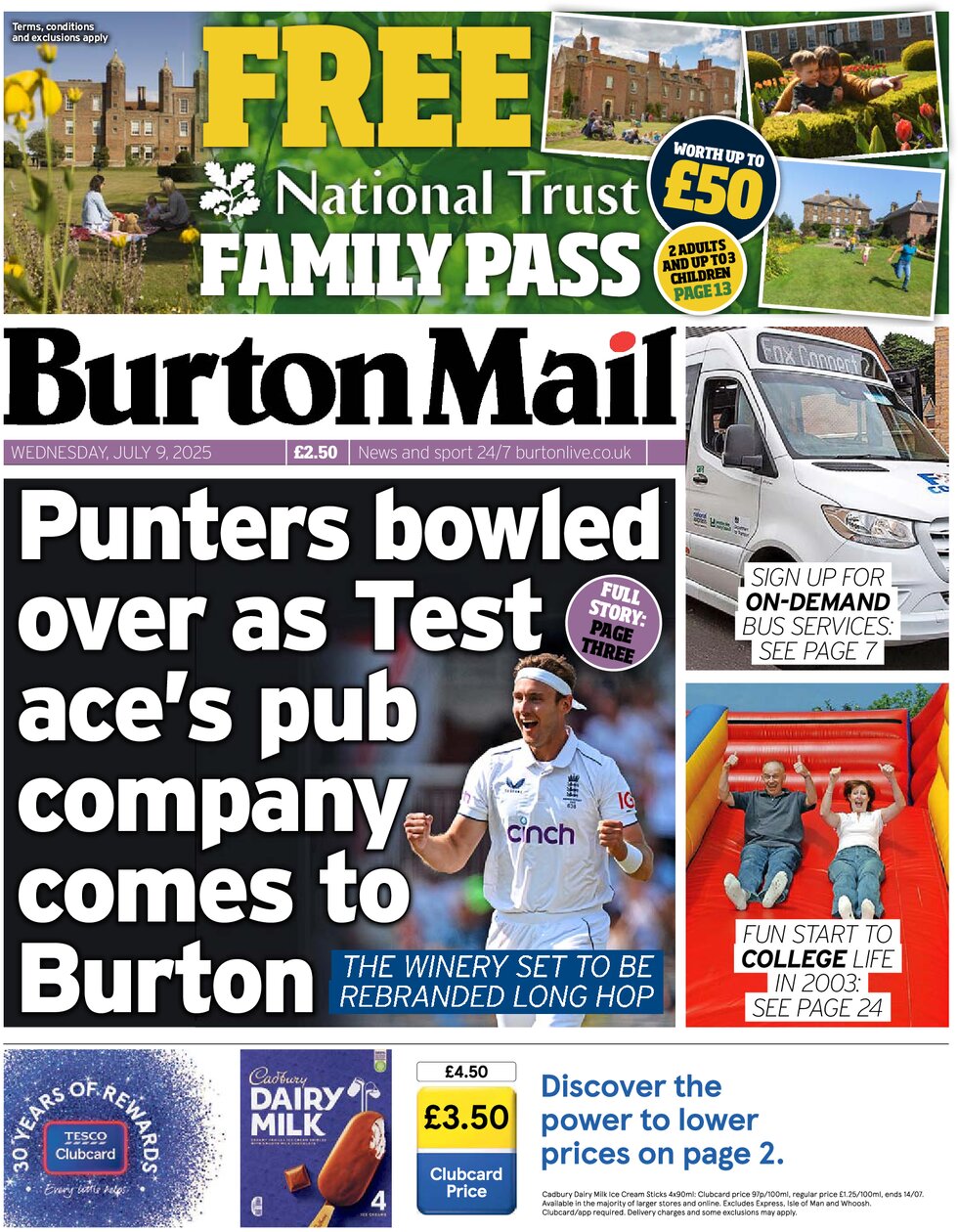 Burton Mail - Front Page - 07/09/2025