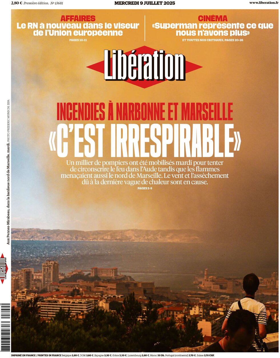 Libération - Front Page - 07/09/2025