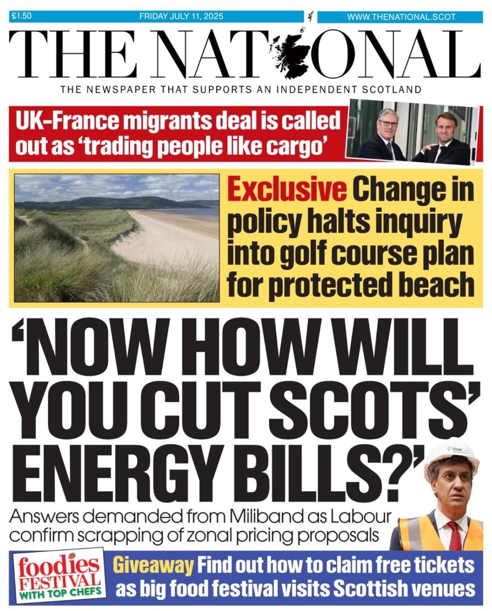 The National (Scotland) - Front Page - 07/11/2025