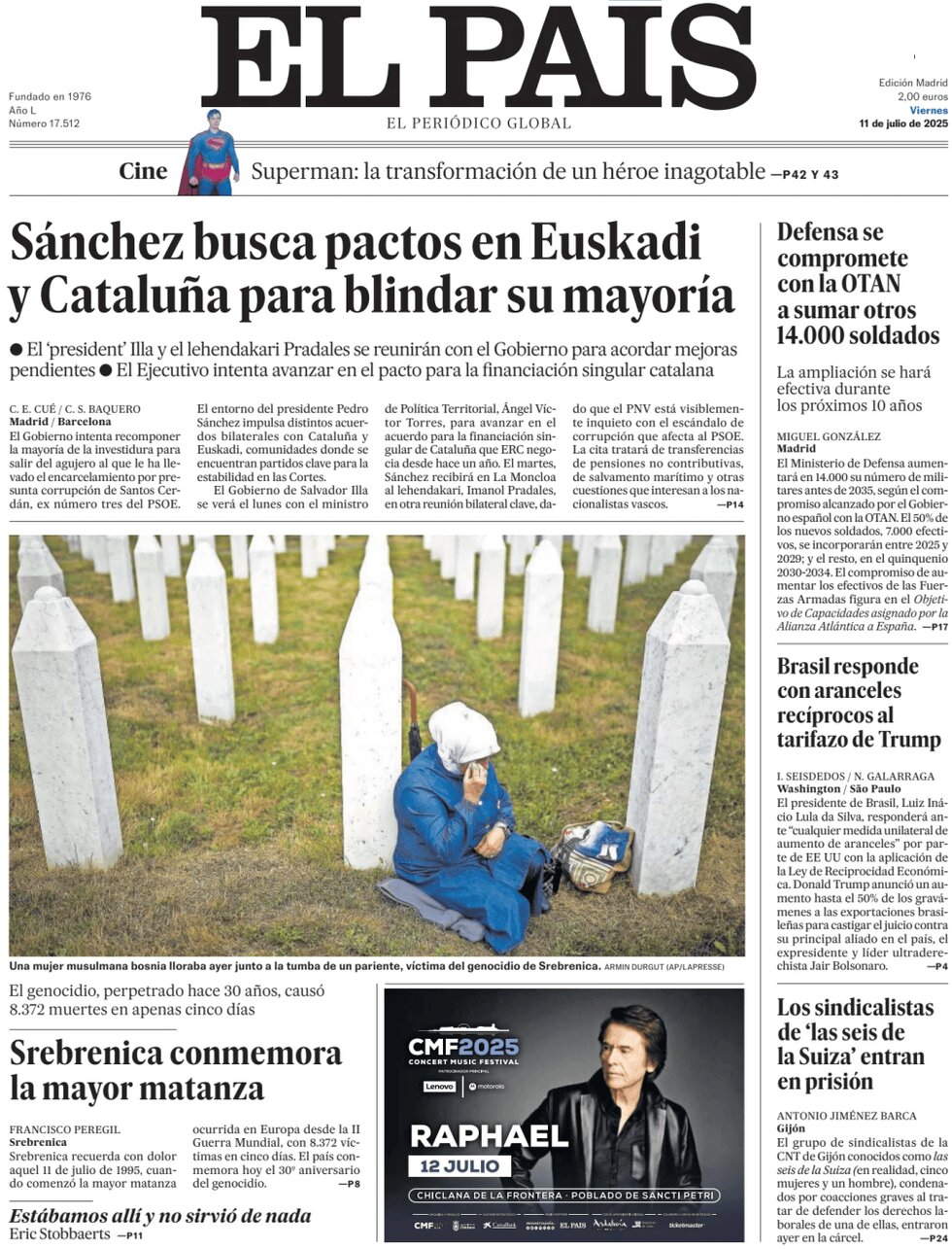El País - Front Page - 07/11/2025