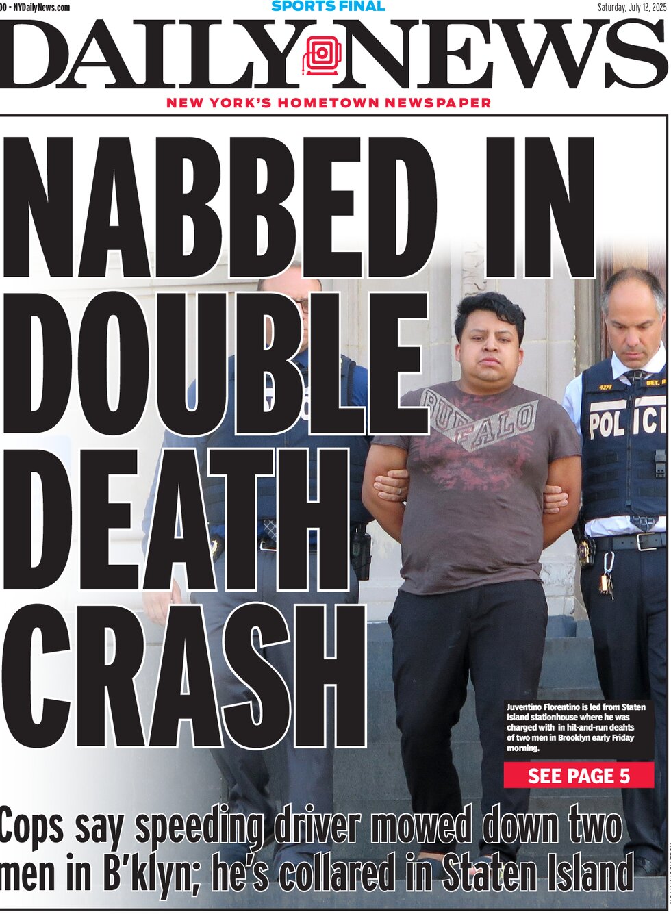 Daily News (New York) - Cover - 07/12/2025