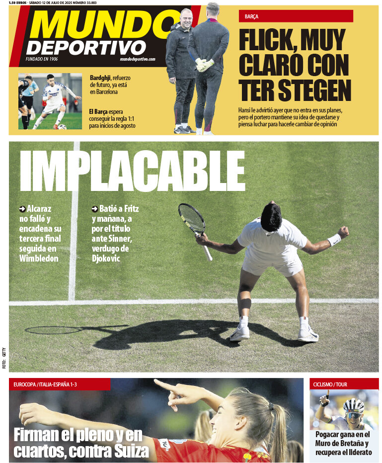 Mundo Deportivo - Front Page - 07/12/2025