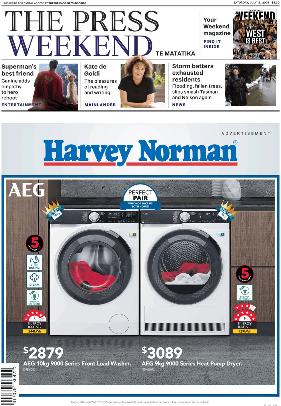 The Press (NZ) - Front Page - 07/12/2025