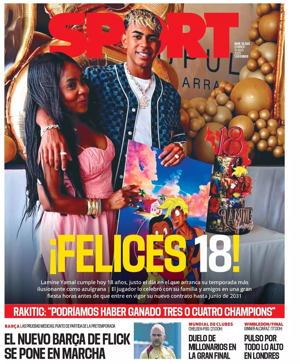 SPORT (Barcelona) - Front Page - 07/13/2025