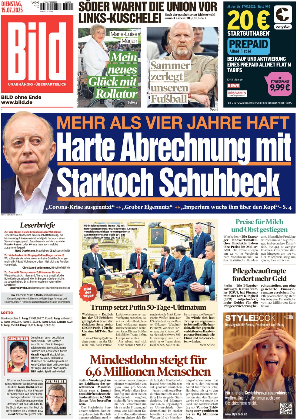 Bild - Front Page - 07/15/2025