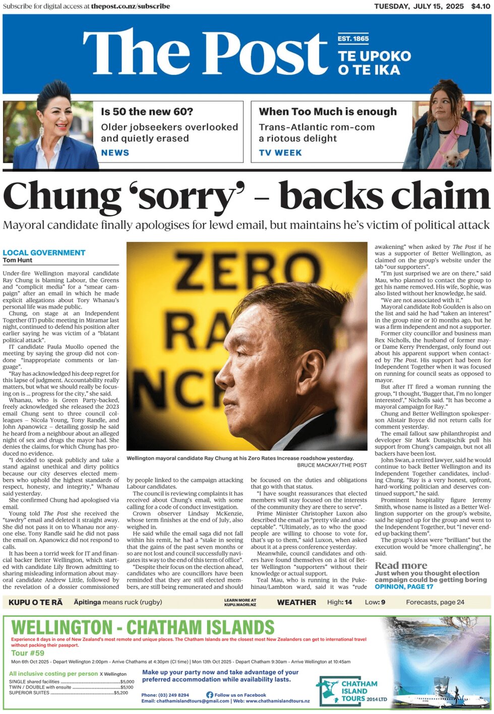 The Post (NZ) - Front Page - 07/15/2025
