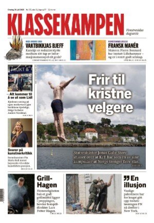 Klassekampen - Front Page - 07/30/2025