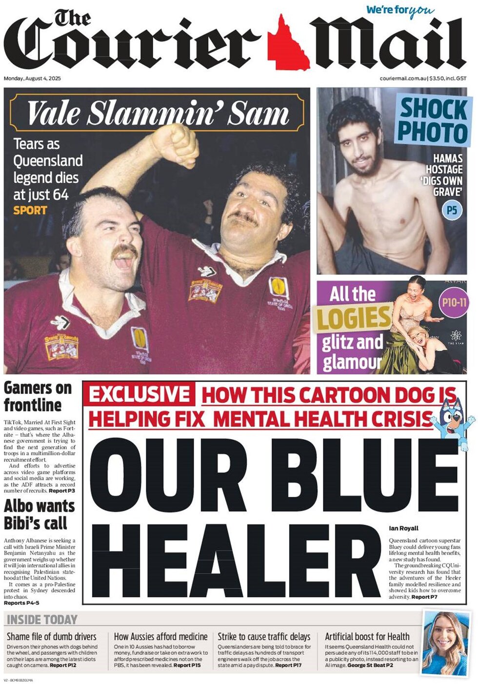 The Courier-Mail - Front Page - 08/04/2025