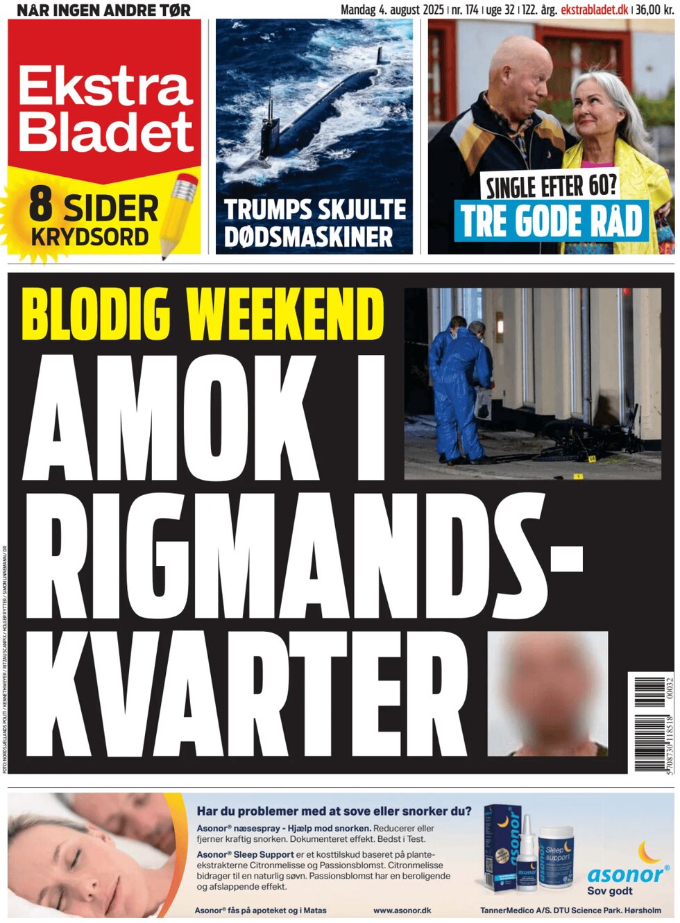Ekstra Bladet - Front Page - 08/04/2025