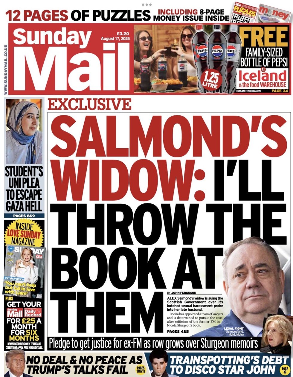 Sunday Mail - Cover - 08/17/2025