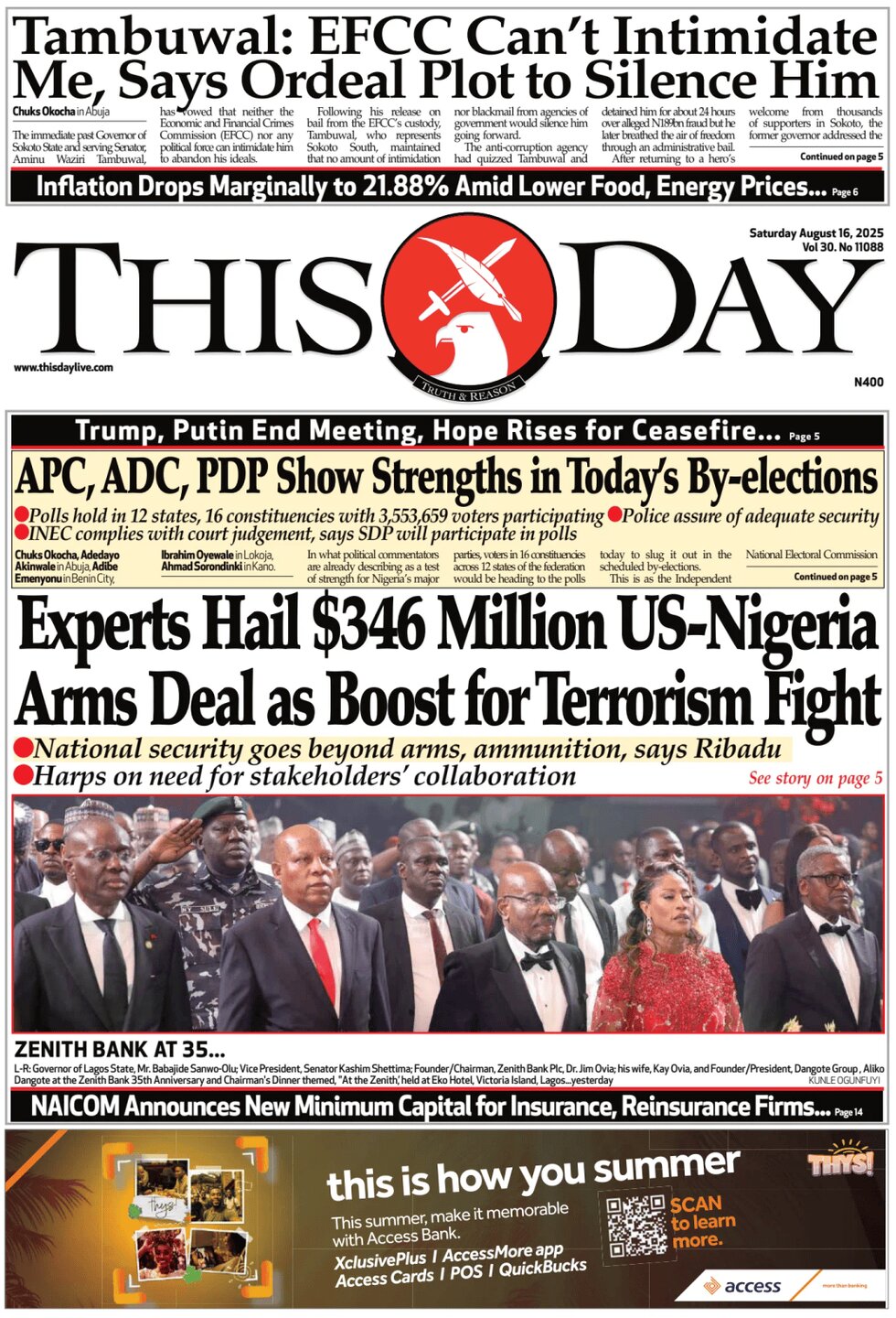 ThisDay - Front Page - 08/16/2025