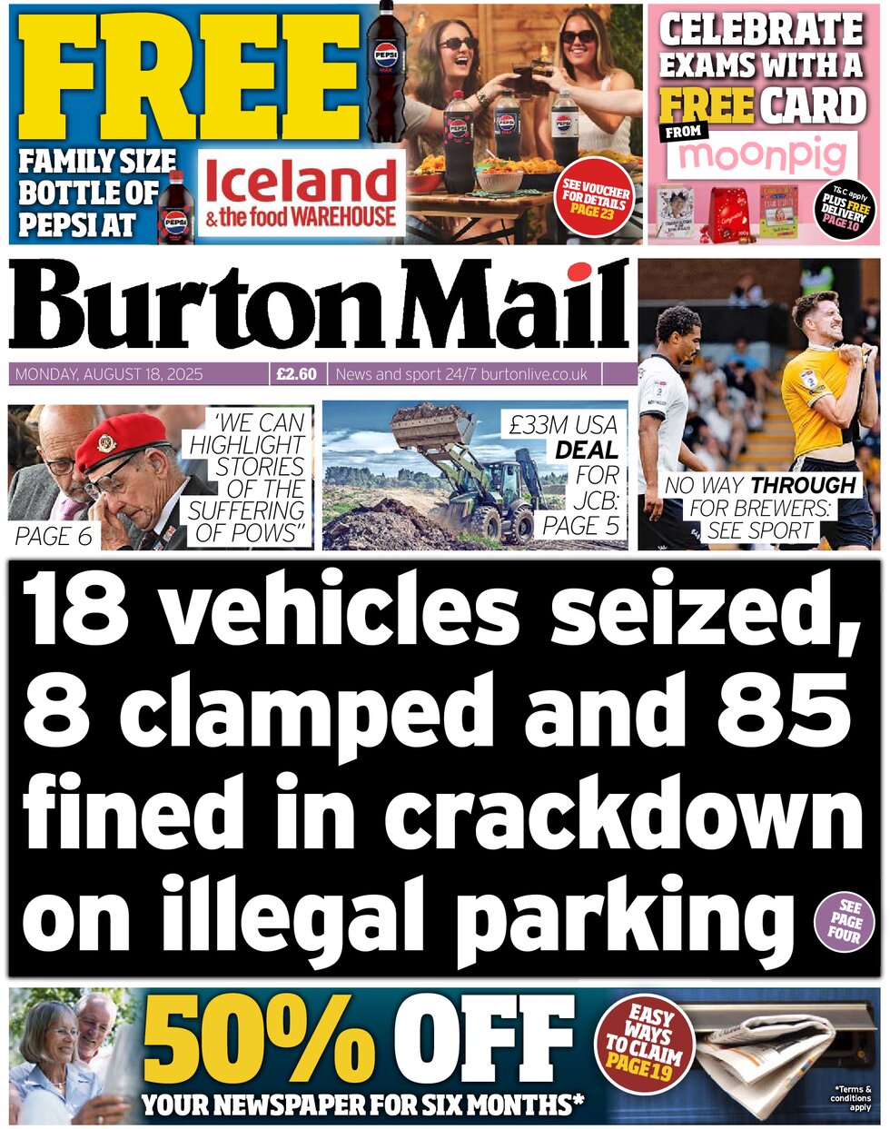Burton Mail - Front Page - 08/18/2025