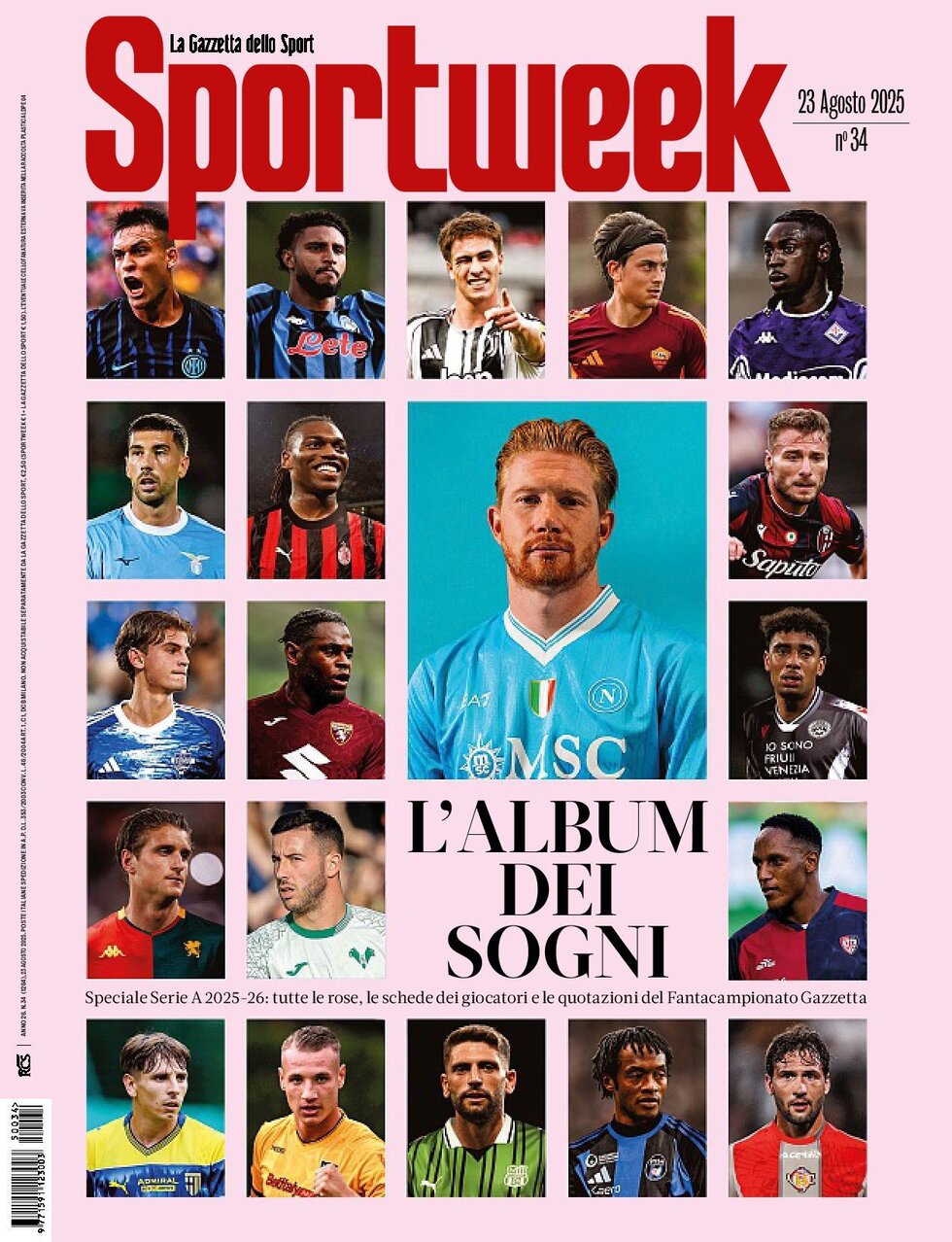 Sportweek (La Gazzetta Dello Sport) - Cover - 08/23/2025