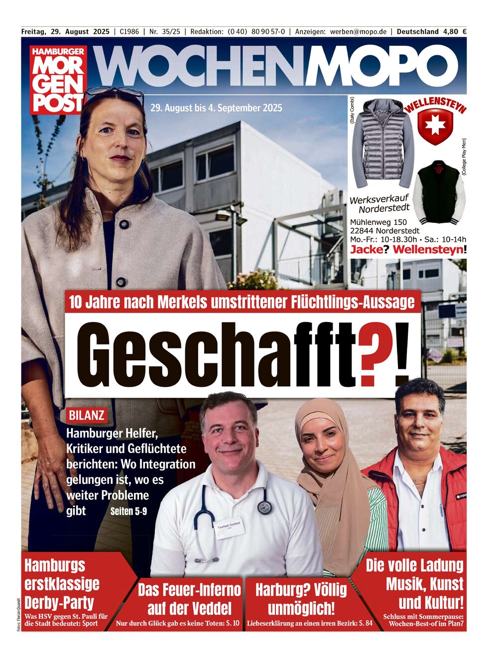 Hamburger Morgenpost - Cover - 08/29/2025