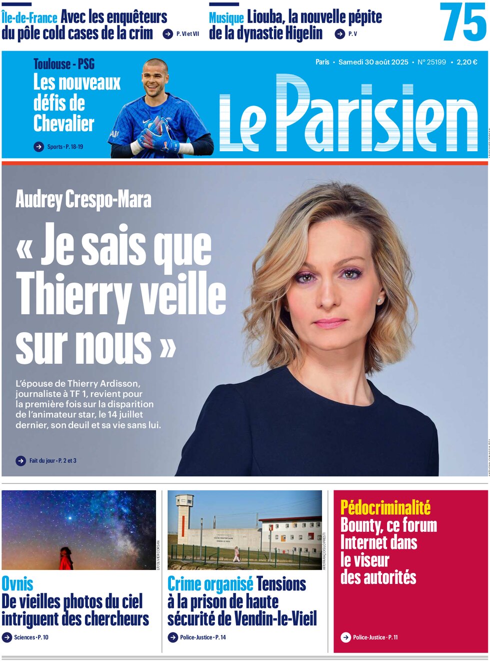 Le Parisien - Front Page - 08/30/2025