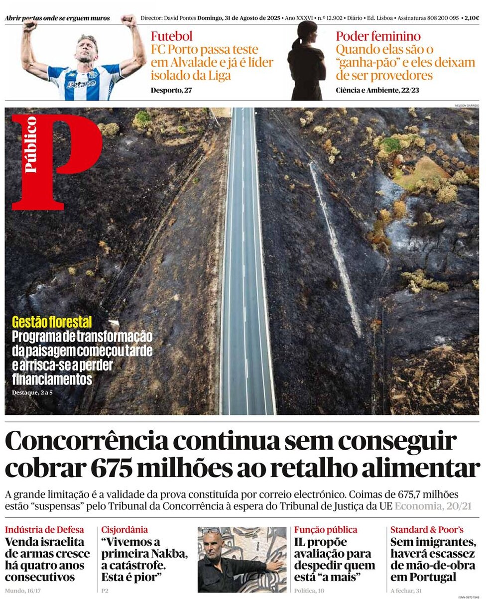Público - Front Page - 08/31/2025