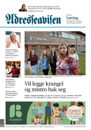Adresseavisen - Front Page - 09/13/2025