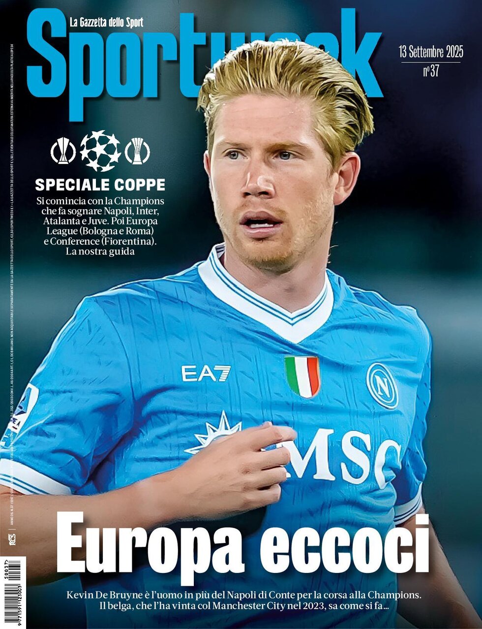 Sportweek (La Gazzetta Dello Sport) - Cover - 09/13/2025