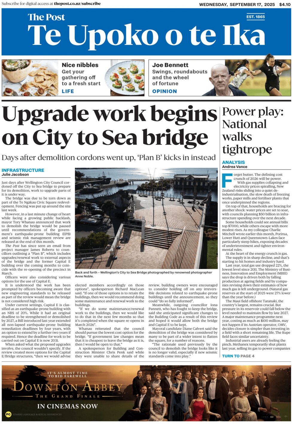 The Post (NZ) - Front Page - 09/17/2025