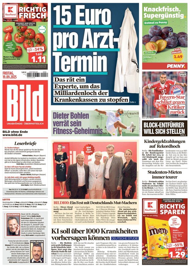 Bild - Front Page - 09/19/2025