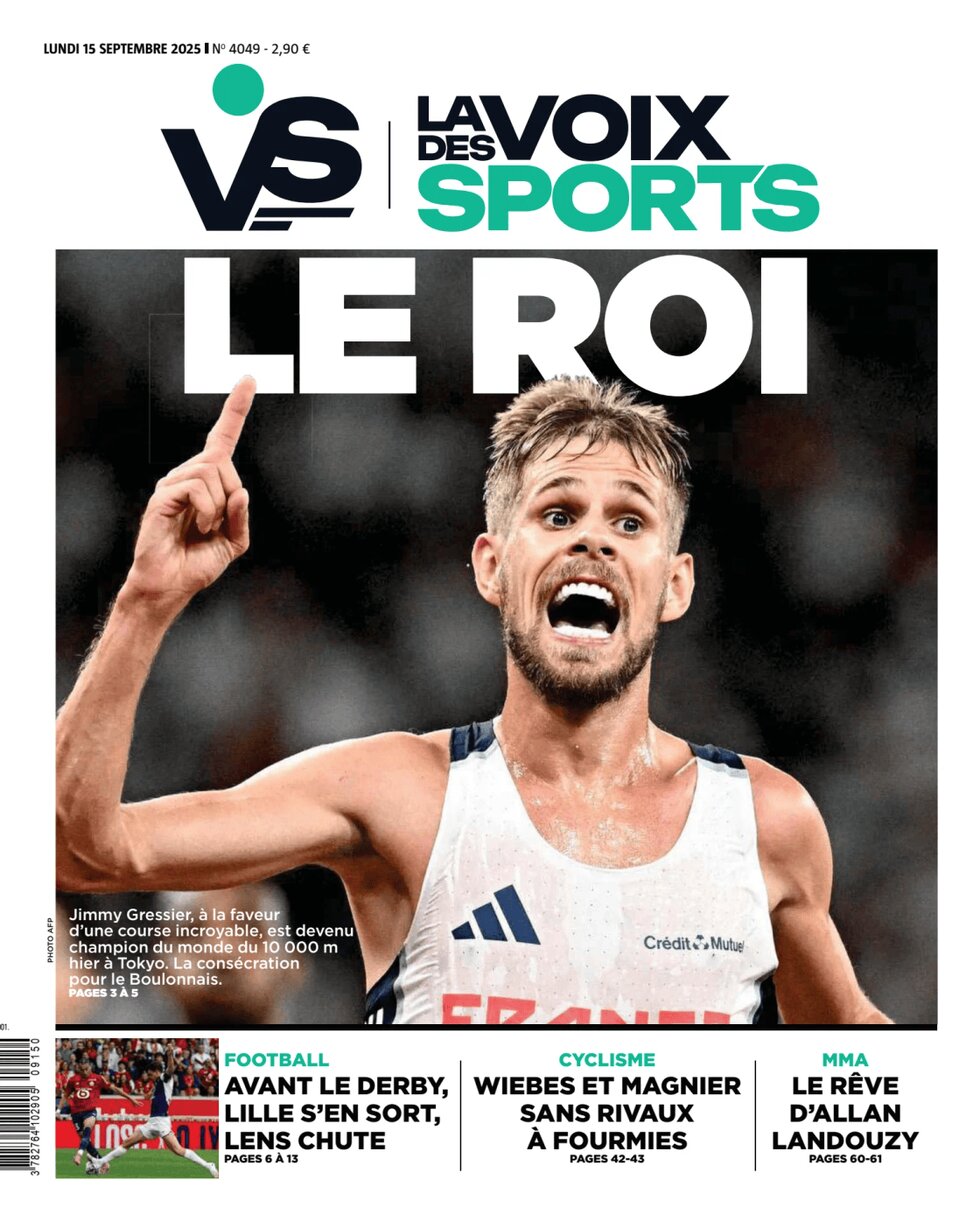 La Voix des Sports - Cover - 09/15/2025