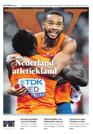 V (Volkskrant Magazine) - Cover - 09/22/2025