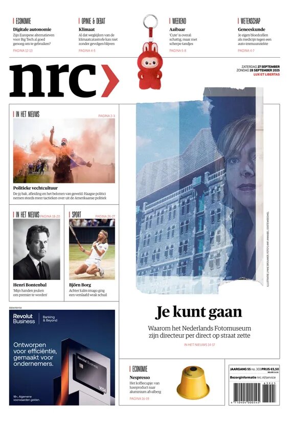 NRC Handelsblad - Front Page - 09/27/2025