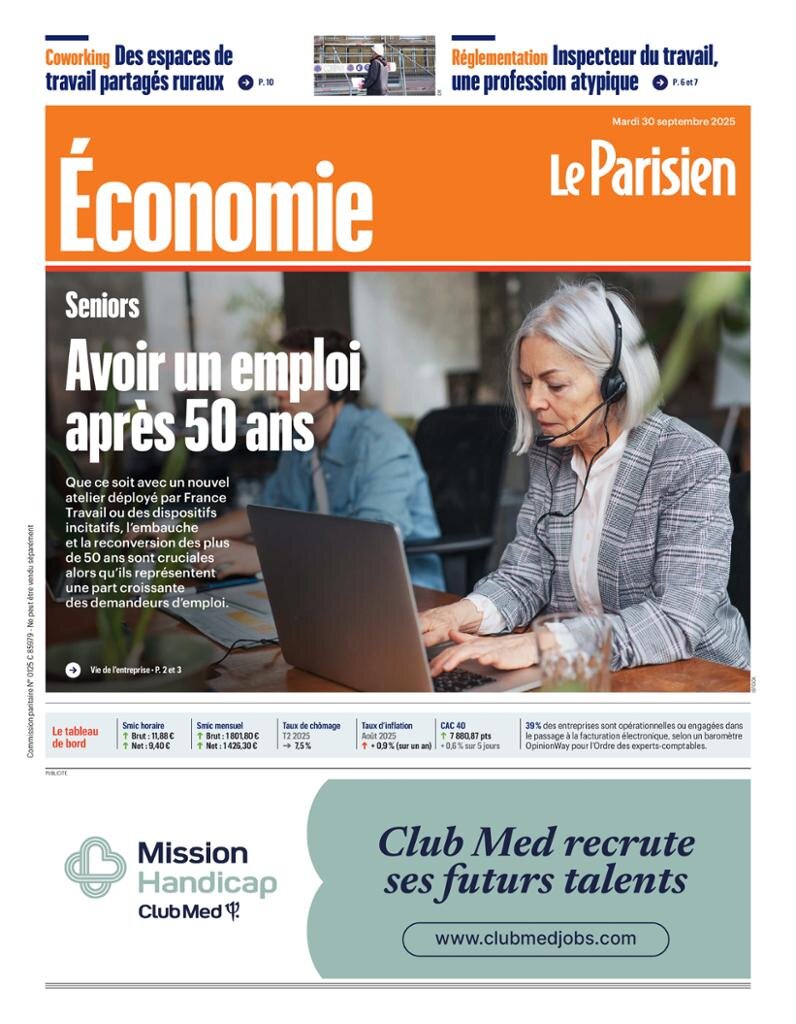 Économie (Le Parisien) - Cover - 09/30/2025