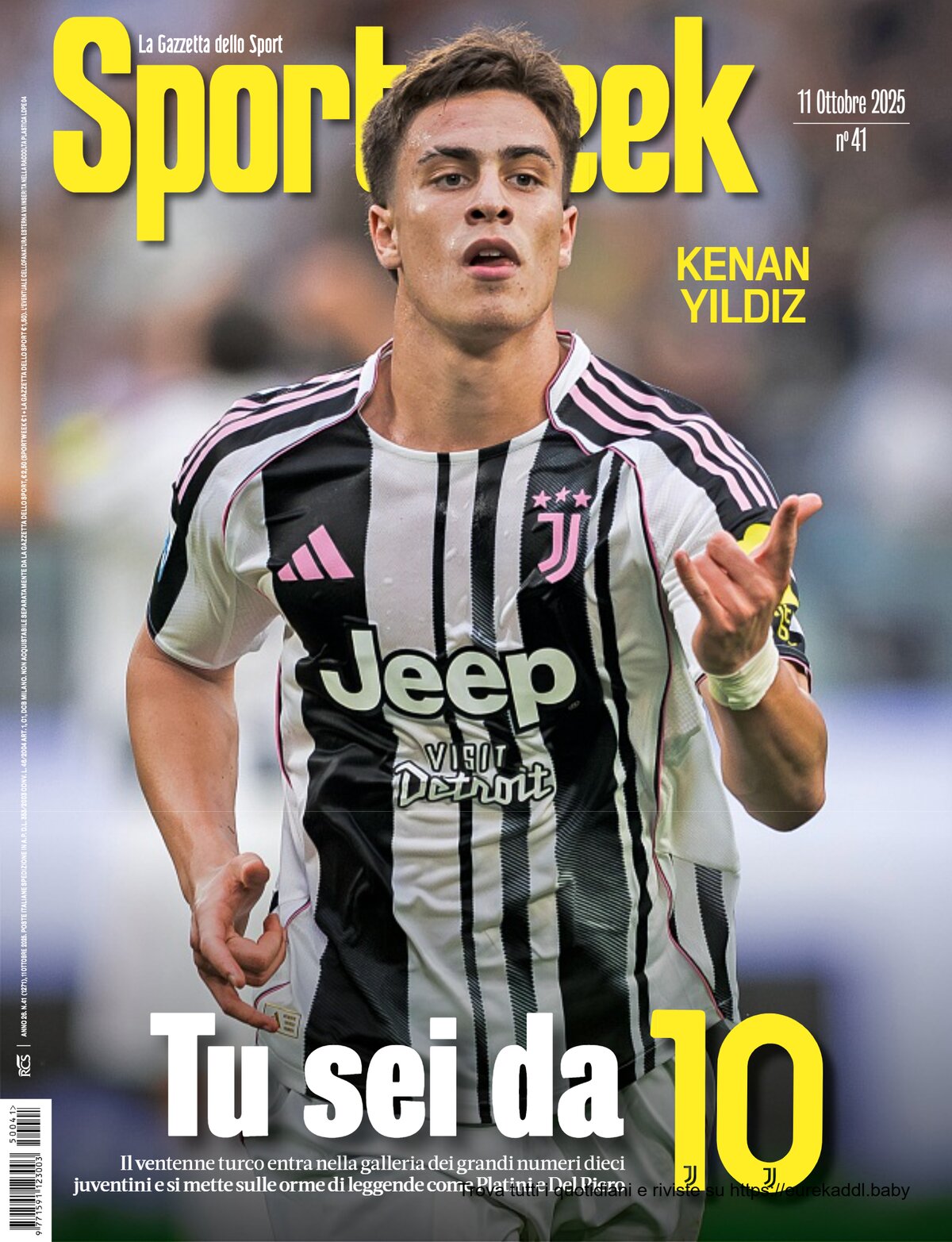 Sportweek (La Gazzetta Dello Sport) - Cover - 10/11/2025