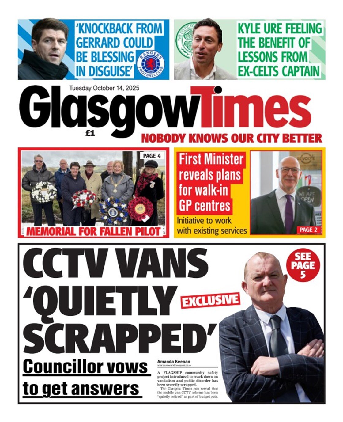 Glasgow Times - Front Page - 10/14/2025