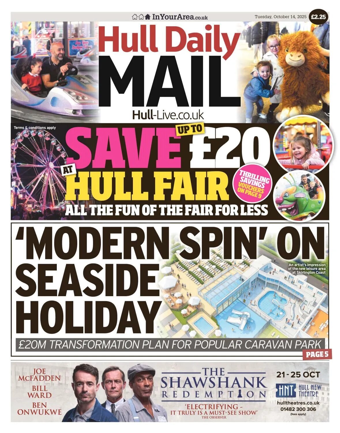 Hull Daily Mail - Front Page - 10/14/2025