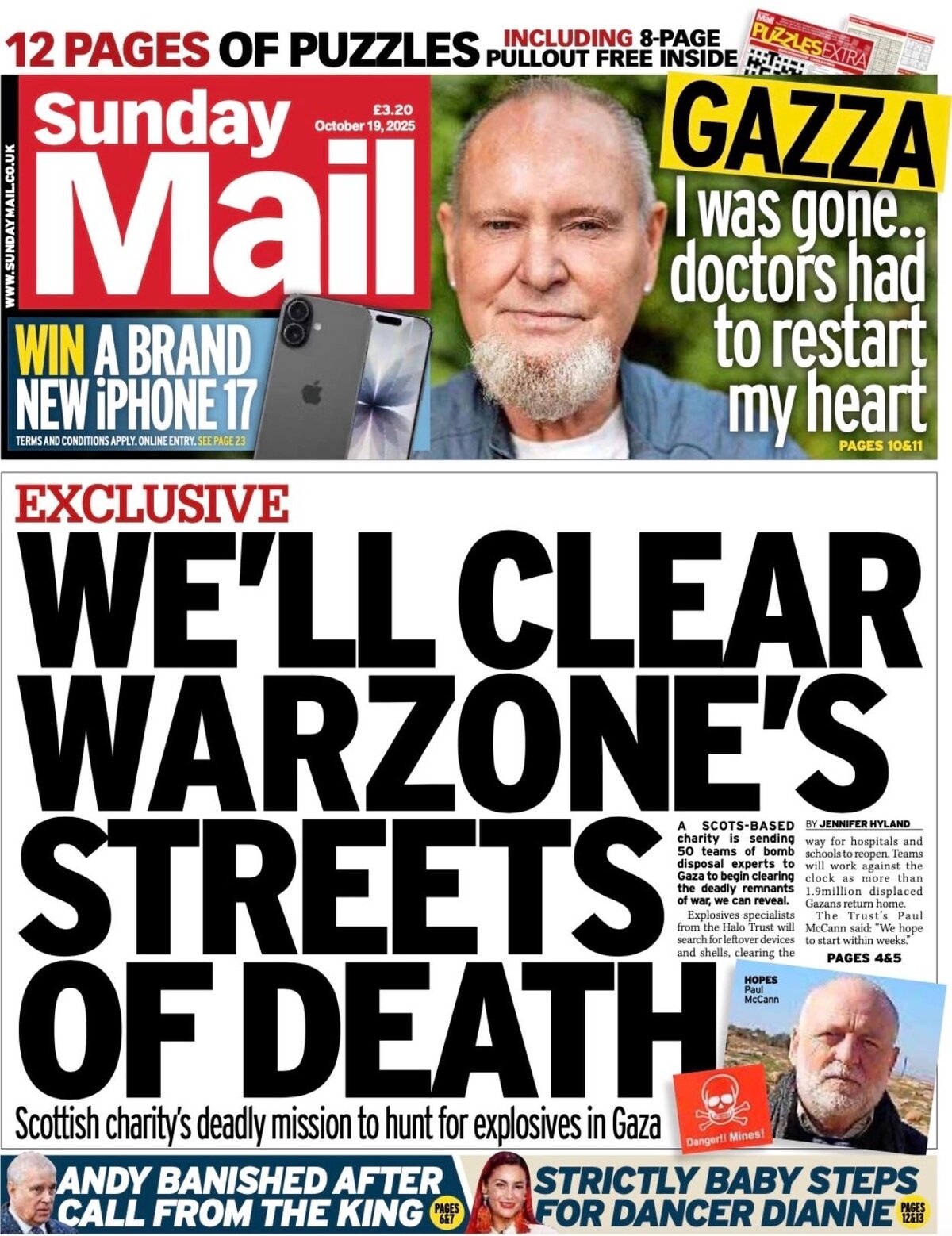 Sunday Mail - Cover - 10/19/2025