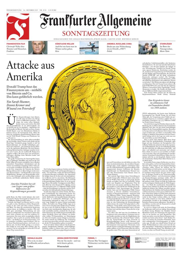 Frankfurter Allgemeine Zeitung - Front Page - 10/26/2025