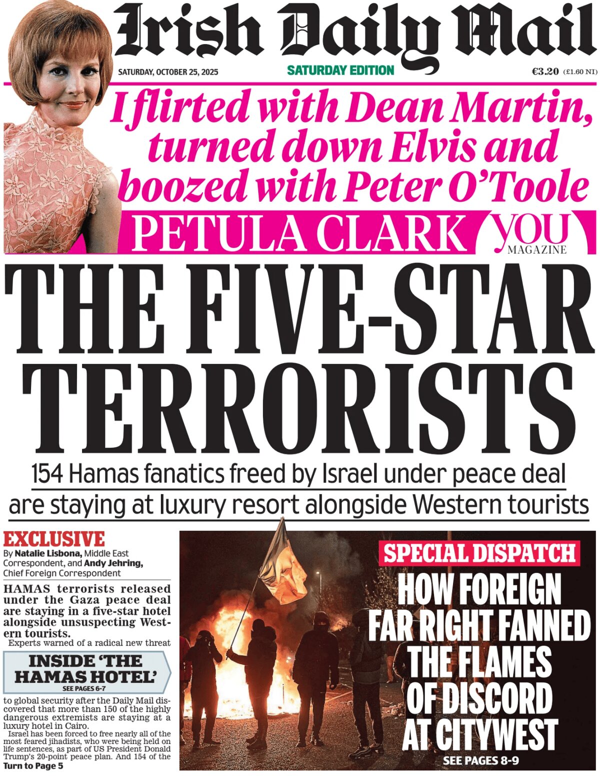 Irish Daily Mail - Front Page - 10/25/2025