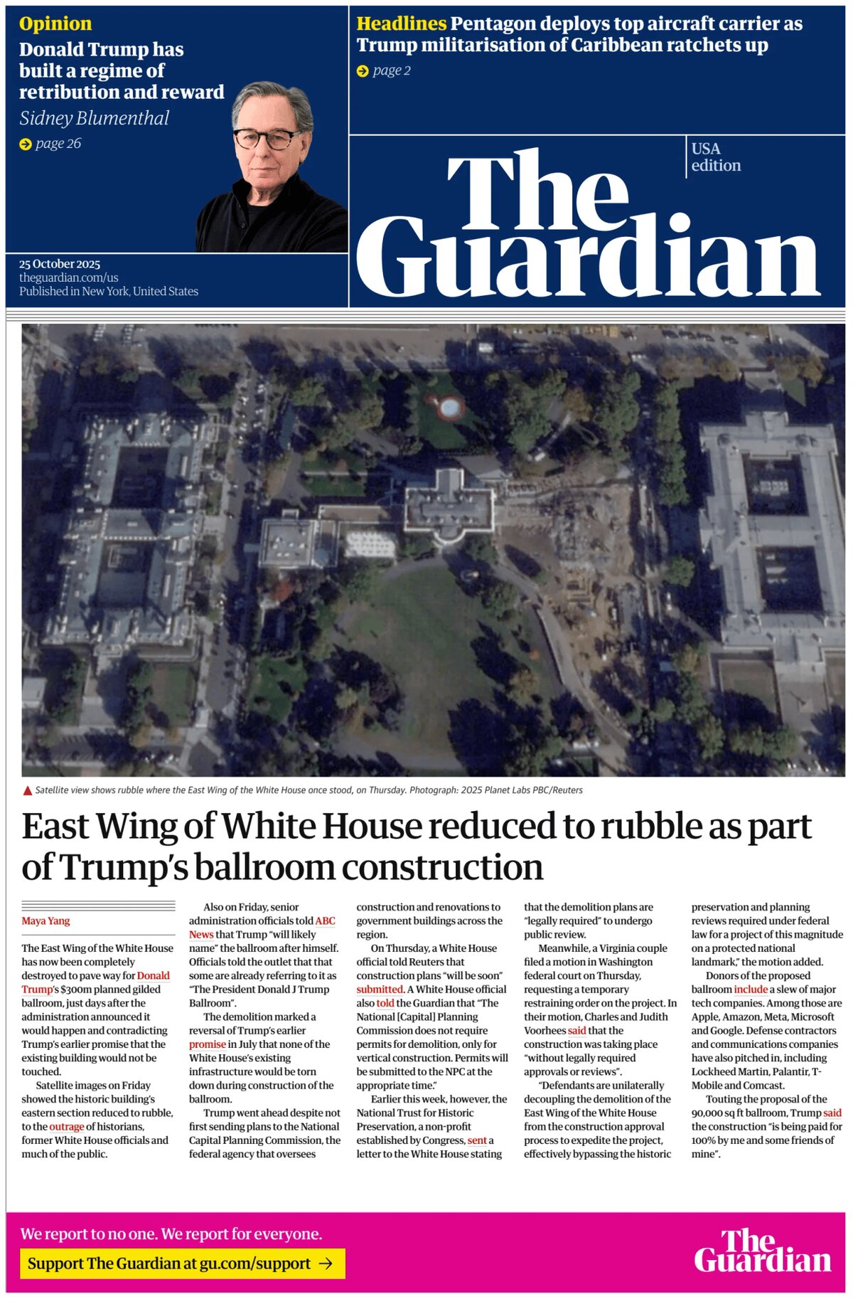 The Guardian US - Cover - 10/25/2025