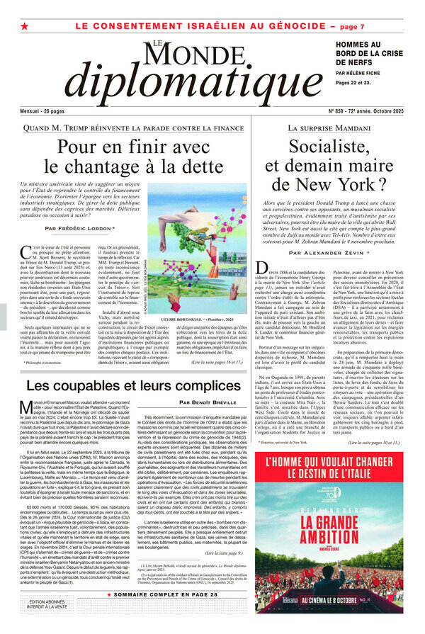 Le Monde diplomatique - Cover - 10/01/2025