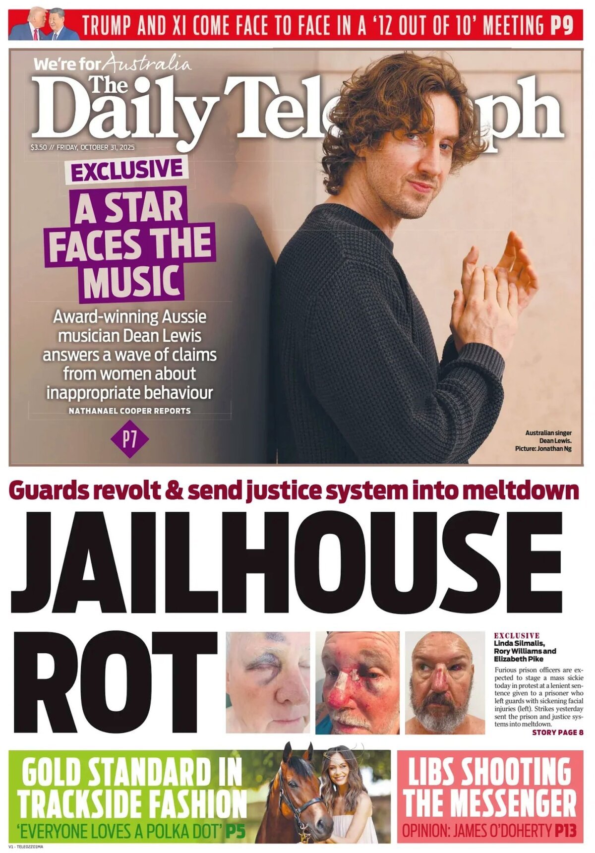 The Daily Telegraph (Sydney) - Front Page - 10/31/2025